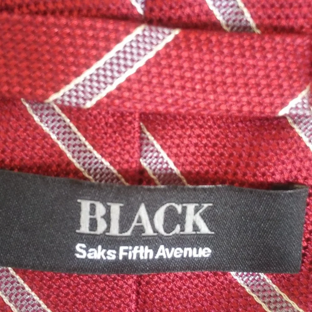 Saks Fifth Avenue Black Label Silk Tie